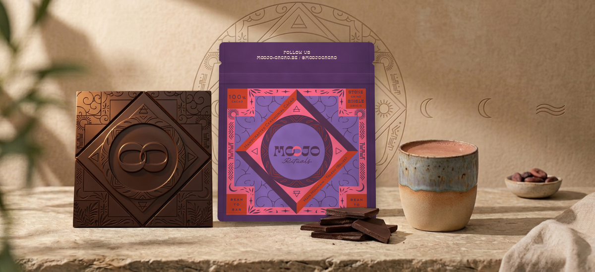 Sachet MOOJO Maya Mountain 60 g, cacao 100 %