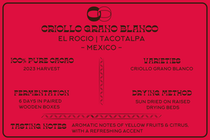 CRIOLLO BLANCO MEXICO - MOOJO